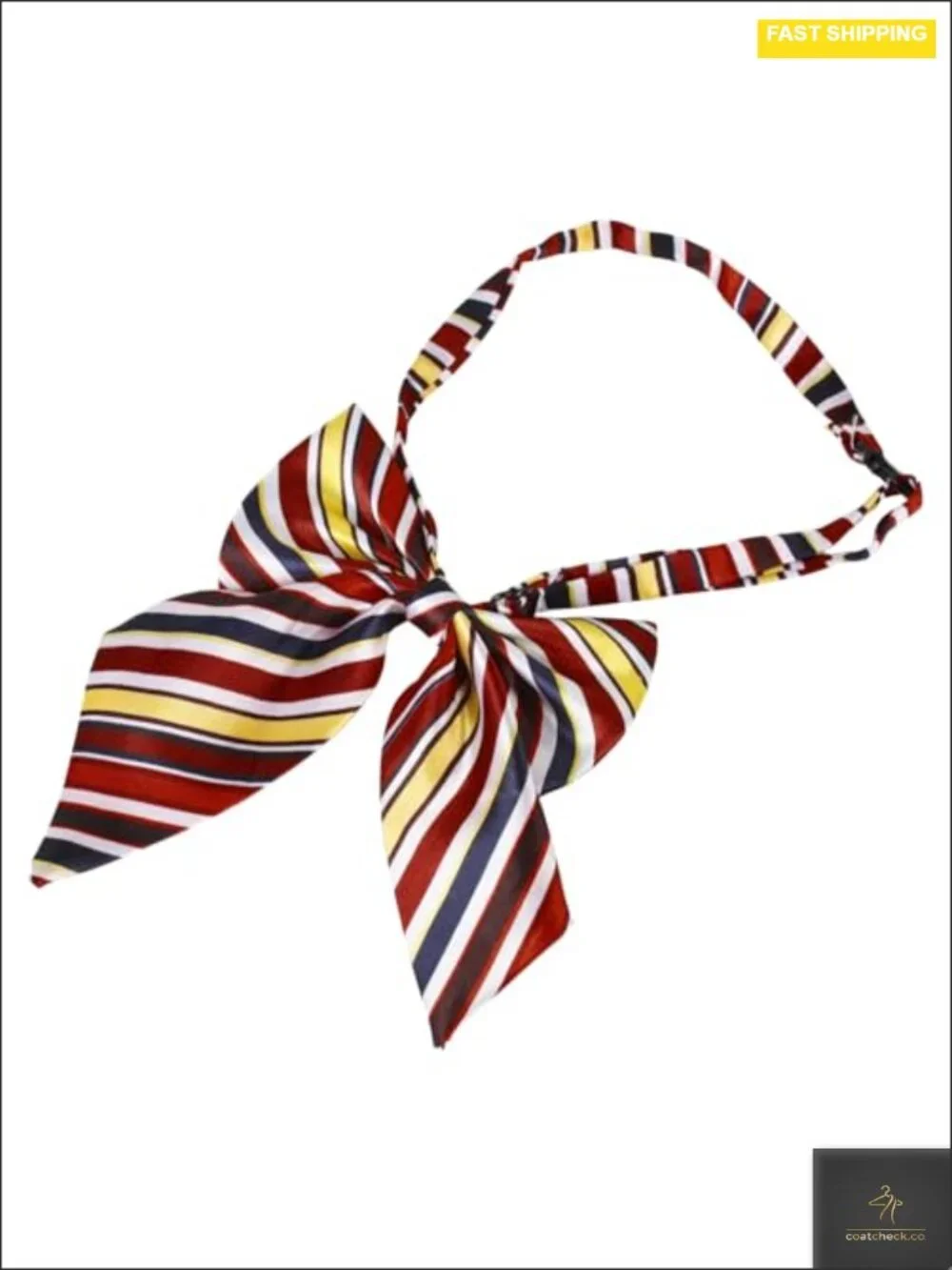 4-Pack Adjustable Bow Ties for Girls School Uniform Accessories